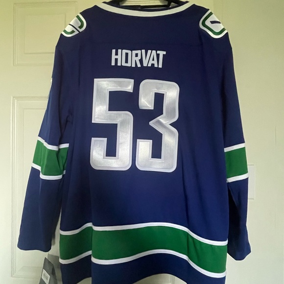 Women’s Vancouver Canucks Branded Blue Breakaway Jersey (BO HORVAT #53) - Picture 2 of 4